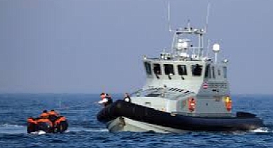 Ayvacık Açıklarında Düzensiz Göçmenler Yakalandı.